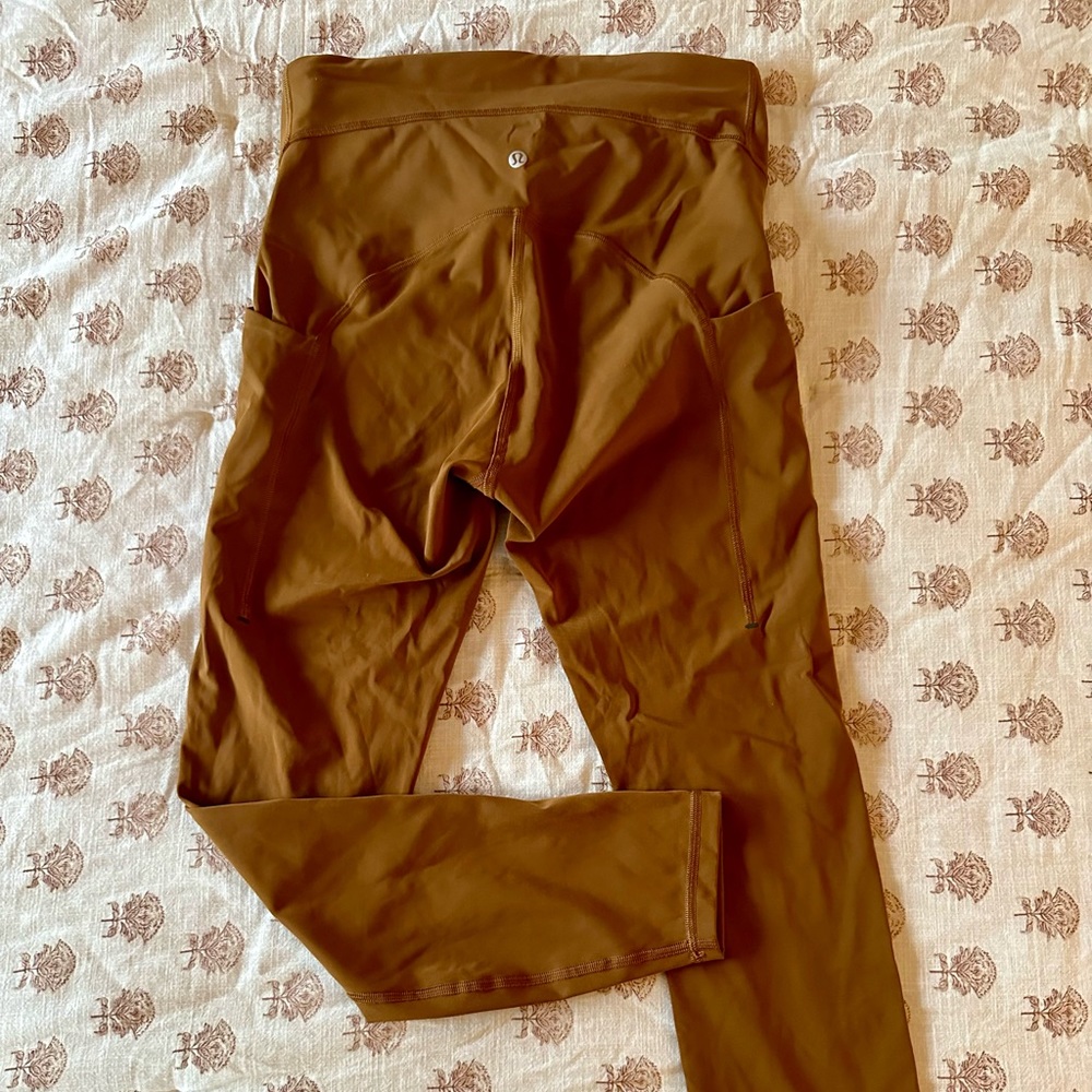 Power Thru High-Rise Tight 25" Size 8 Copper Brown